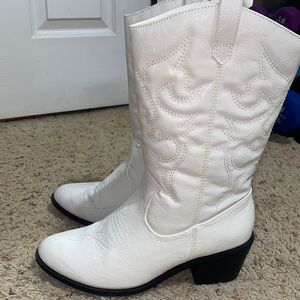 Charles Albert Mid Calf Cowgirl boots